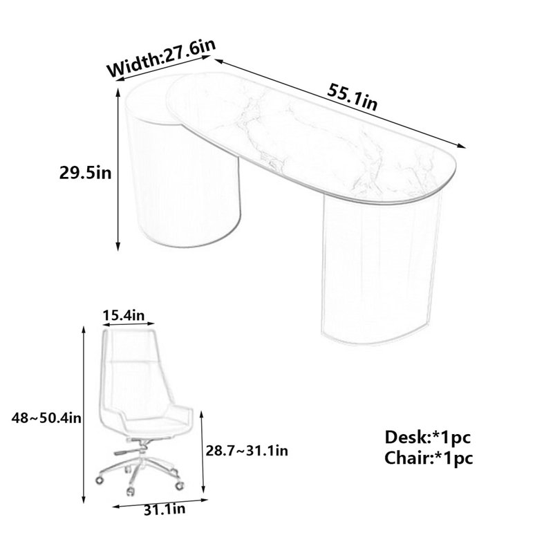Lovern, 29.5" H x 55.1" W x 27.6" D