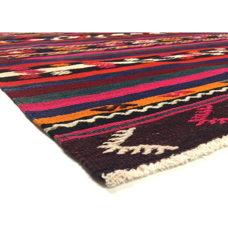 One-of-a-Kind 4'4" X 6'9" 1960s Wool Area Rug in