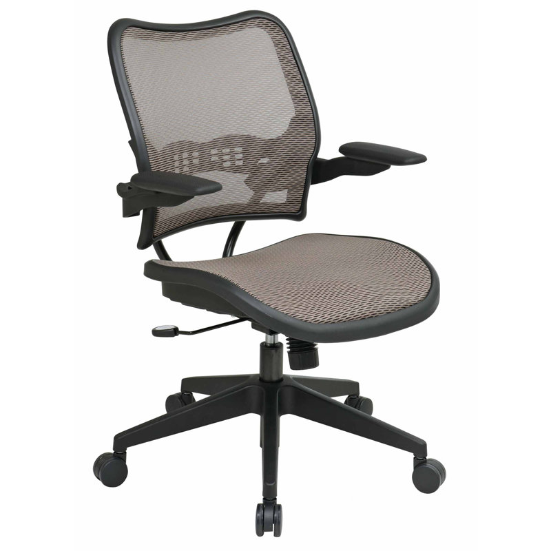 Chaise de travail Pascarella, Inclinaison synchronisée 2-1, Porte-à-faux, Gris