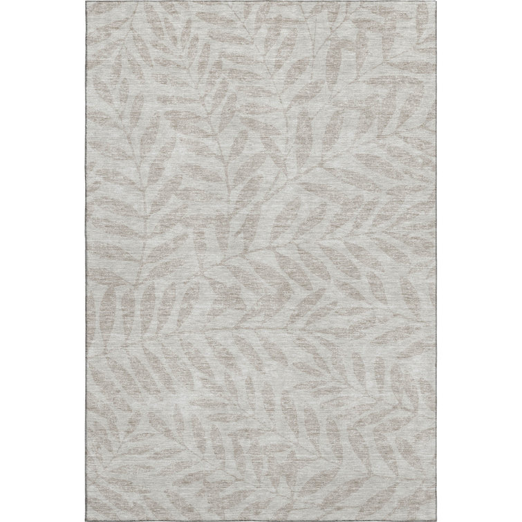 Premium Machine Washable Prisco Taupe Rug