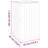 Millwood Pines Garden Planter Solid Wood Acacia-2124093298