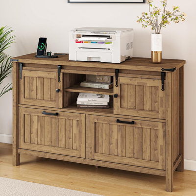 46.4'' Wide 2 -Drawer File Cabinet