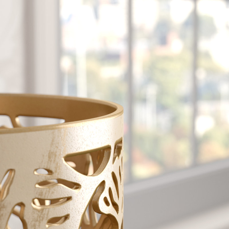 Piece Bohemian Iron Votive Set, Gold