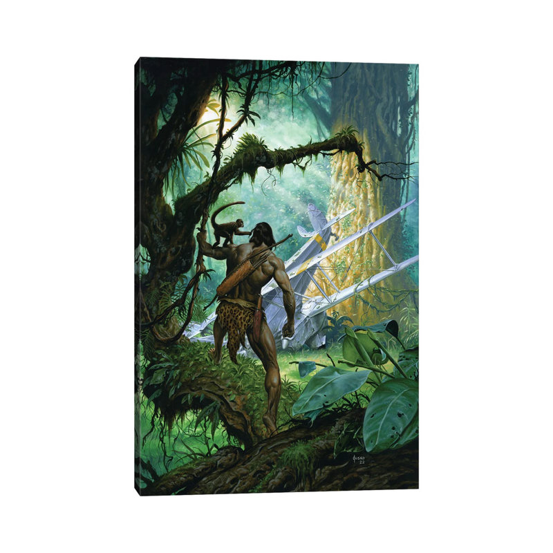 Tarzan's Quest_1PC6, No Frame, Canvas, 26" H x 18" W