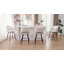 Tabouret de comptoir pivotant H 26 po avec structure en métal-938171308-937624278