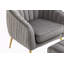 Fauteuil d'appoint avec repose-pieds-438892018