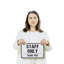 Staff Only 8 Inch x 12 Inch Plastic Sign