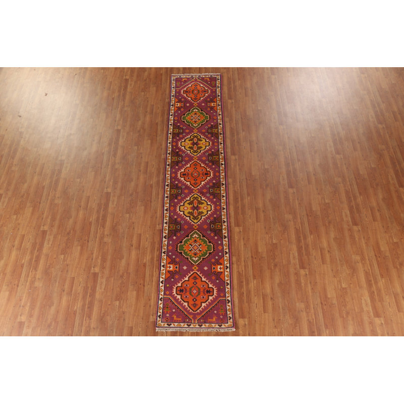 Tapis de couloir oriental géométrique 3x12