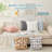 2-Pack 18" X 18" Faux Rabbit Fur Throw Pillow Covers For Sofa And Bed-117600095