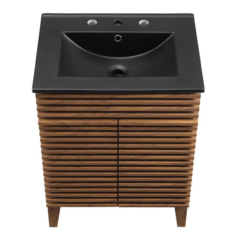 Render 24" Bathroom Vanity, Brown