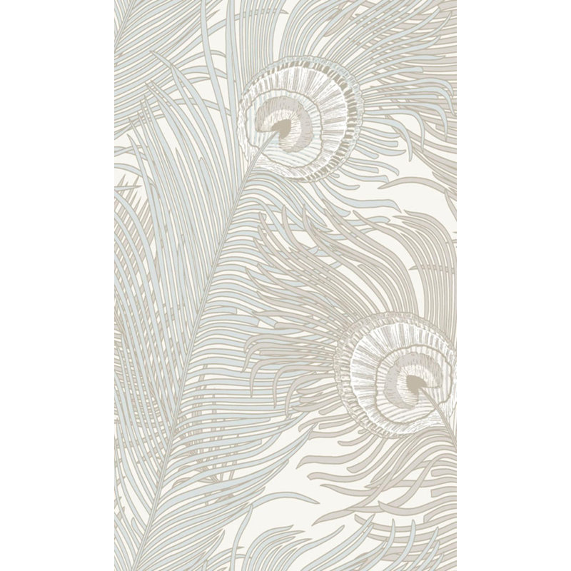 Papier peint abstrait, Beige Descartes