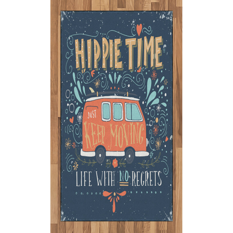 Tapis décoratif Hippie, Rectangle 2 pi 7 po x 5 pi