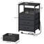 40cm W Metal Bedside Table-1448437426