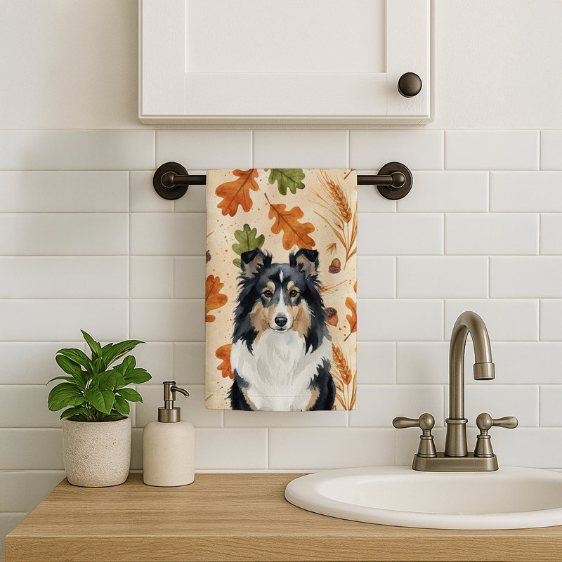 Serviette de cuisine tricolore Sheltie, Tricolor Sheltie