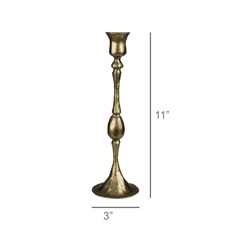 Porte-conique Petro, laiton - petite, H 11 po x l 3 po x P 3 po