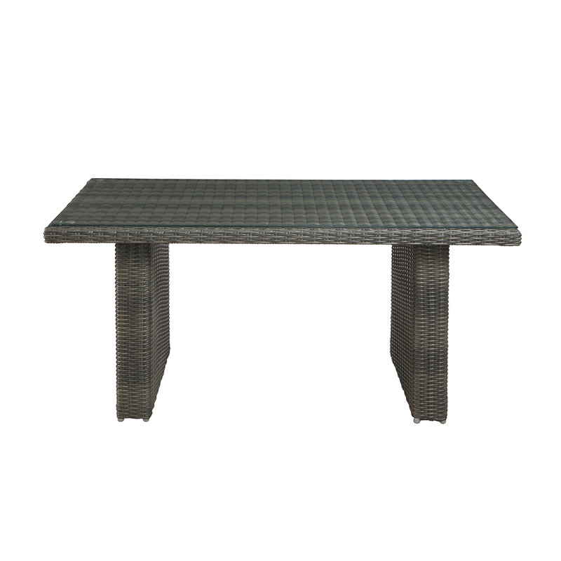 Rectangular Metal Outdoor Side Table , 147.32cm cm W 83.82cm cm D