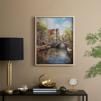 LANDSCAPES Series CCCLXXXIV Framed Print - Solid Wood