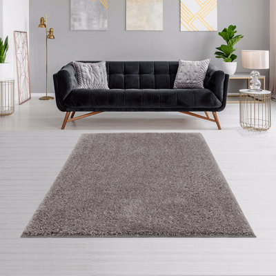 Tapis à poils longs en polyester doux