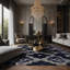 Tapis gris soyeux et moelleux-1789953781