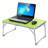60cm Rectangular Adjustable Folding Table-2057926278