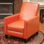 Fauteuil en cuir Fax