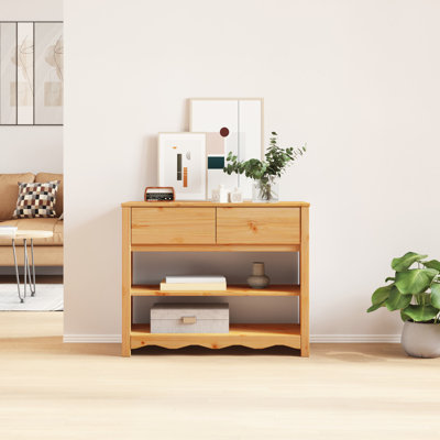 37cm Solid Wood Console Table