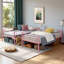 Lit superposé en métal rose sur simple-1712311663