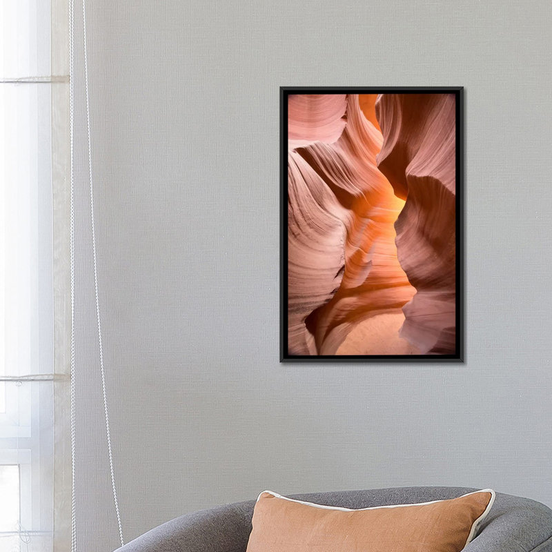 " Welcome II " by Moises Levy, Black Framed Canvas, No Mat, 26" H x 18" W x 1.5" D