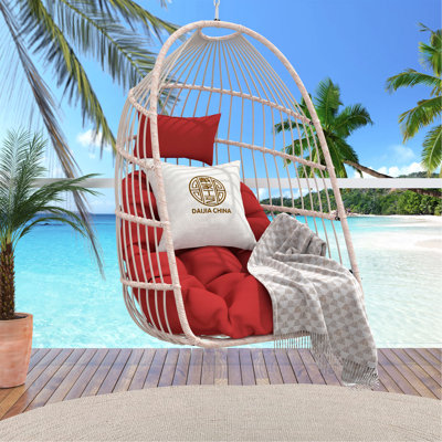 Chaise suspendue en rotin pour l'extérieur PE
