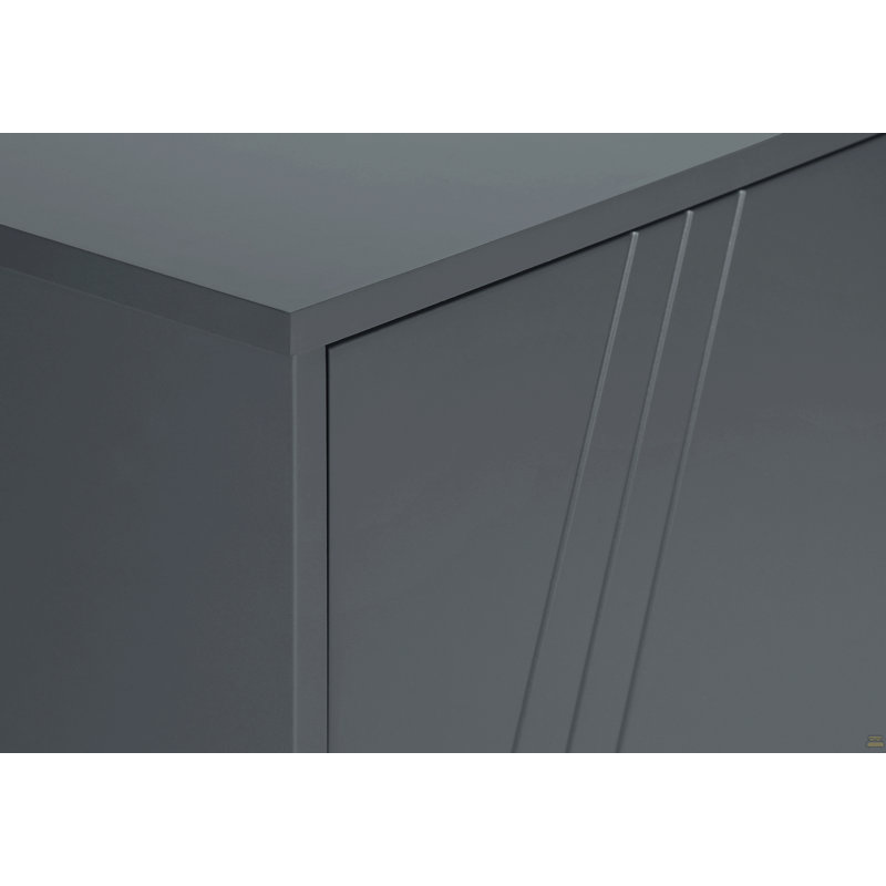 Tv Stand, 60 Inch, Console, Media Entertainment Center, Storage Cabinet, Gris