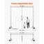 Support de fond de studio photo réglable 3 x 3 m, support portable avec 4 barres transversales, support robuste pour écran de projection, studio photo/vidéo et fêtes, idéal pour les mariages.