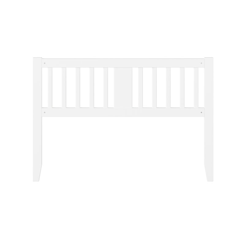 Zosia Solid Wood Headboard, White, Queen