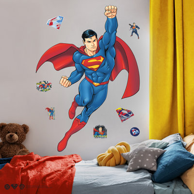 Décalcomanie murale Superman Global Hero