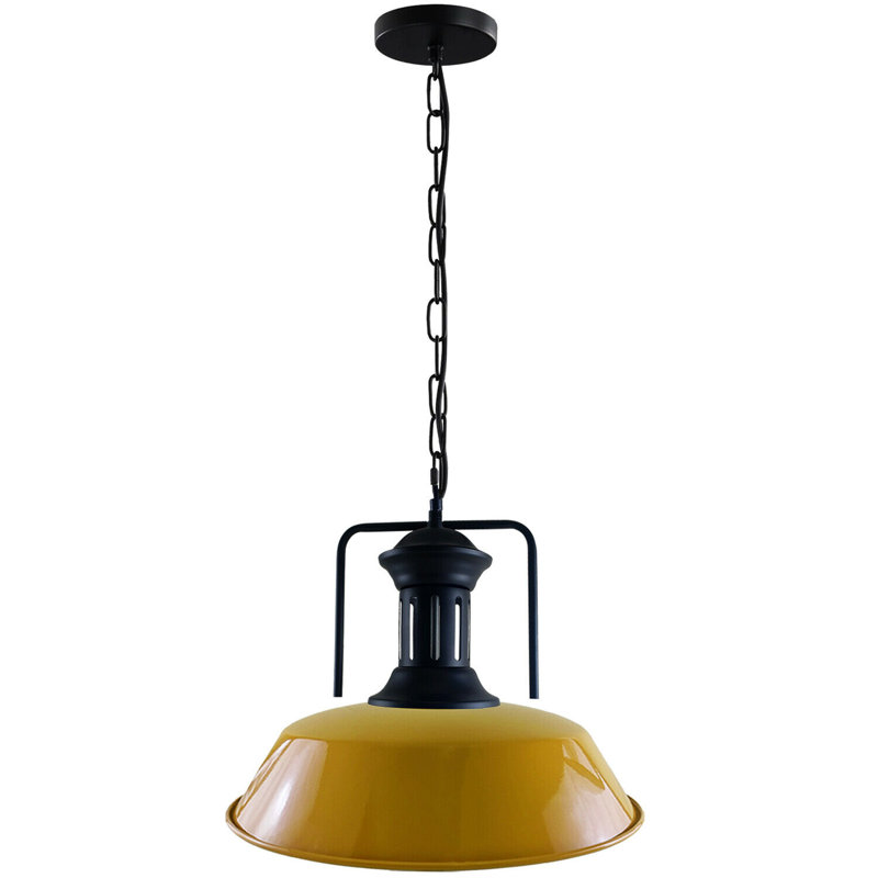 Daigle 1 - Light Dome Pendant, Yellow