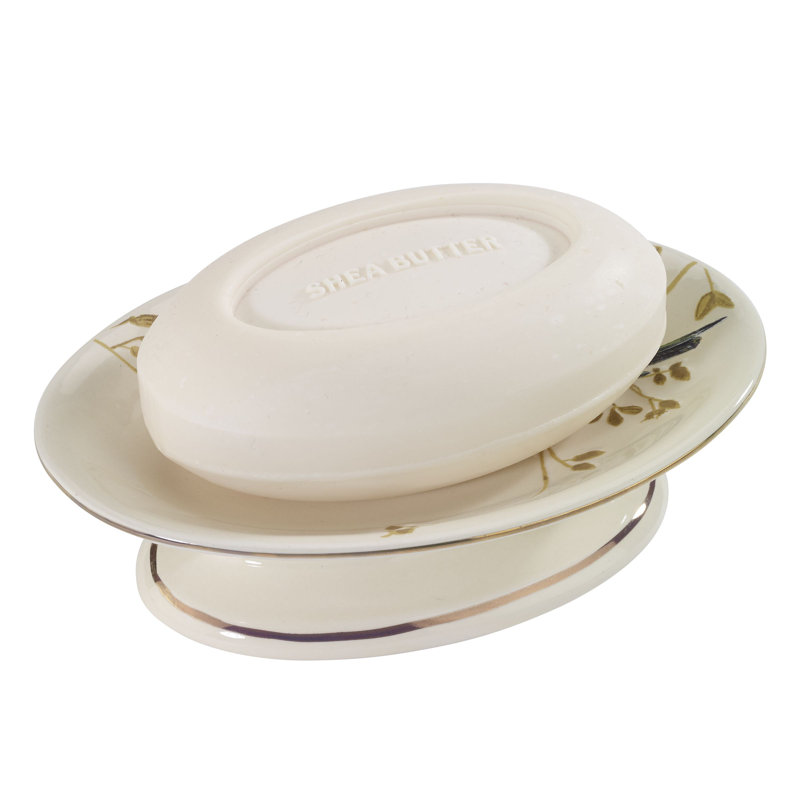Gilded Birds Bath Soap Dish