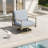 Mariene Swivel Aluminum Outdoor Lounge Chair-101181394-101181395