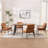Modern Upholstered Dining Chair With Armrests And Backrest, Stylish Dining Chair With Removable Upholstery-1935926065