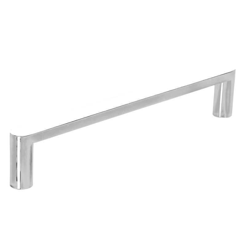 Oblong Cabinet Pull, Polished Stainless Steel, 11 13/16"