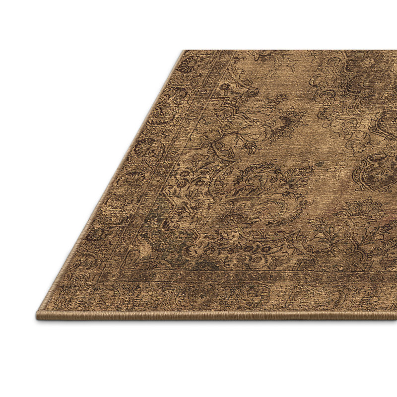 Tapis oriental en laine / polyester Jeneal, Rectangle 7 pi x 9 pi