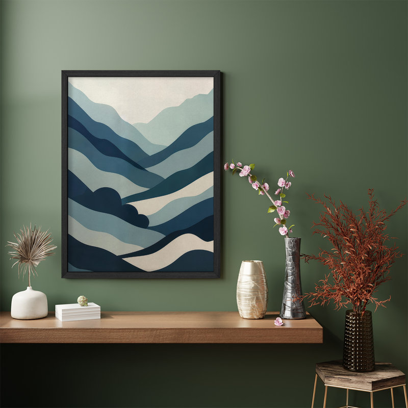 Reproduction de paysage encadrée pour la maison, 8 po x 10 po, H 10 po x l 8 po, Naturel