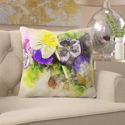 Coussin décoratif fleurs Phil