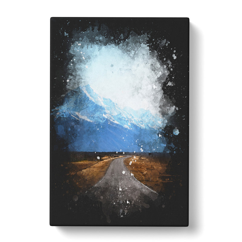 Road To Mount Cook In New Zealand - Wrapped Canvas Print, 76cm H x 50cm W x 3cm D