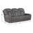 Wiley Triple-Power Leather Theater Sofa