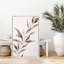 Reproduction sur toile 12 "x 8" monochrome Botanica v5-2096419713-2096419726