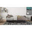 Chaise longue rembourrée convertible avec rangement-1002147898