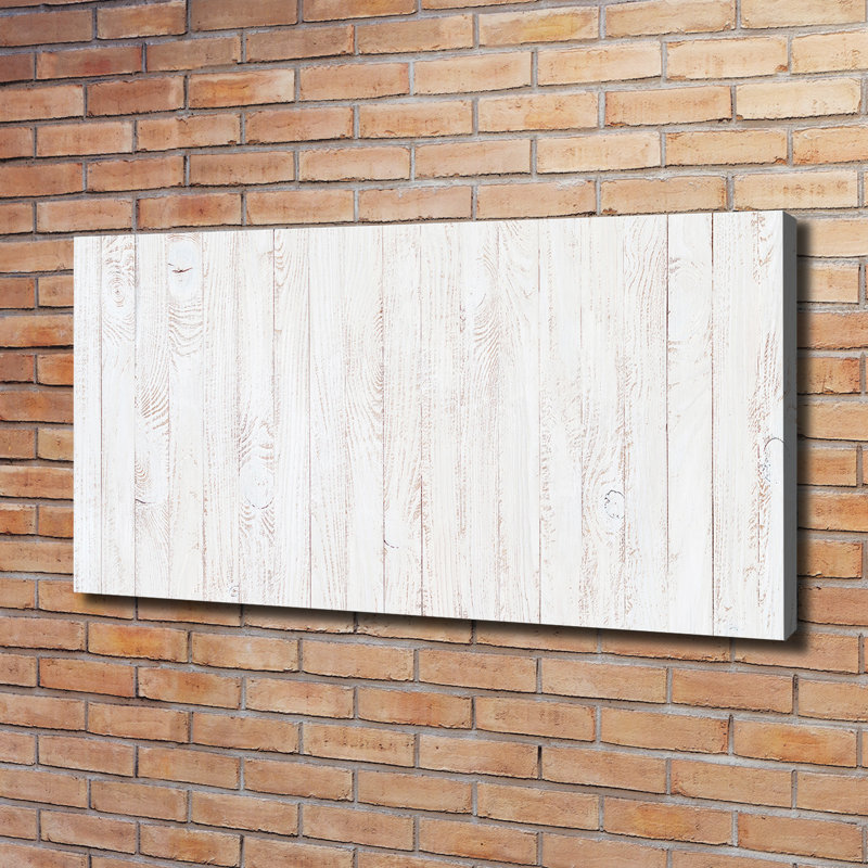 Wooden Background - Wrapped Canvas Print