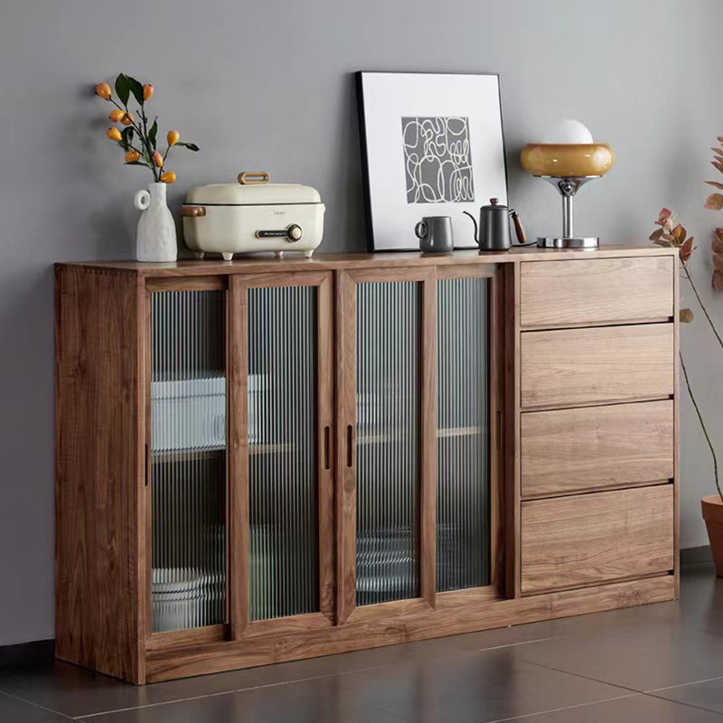 Armoire latérale multifonctionnelle simple de style moderne, 35.43" H x 70.87" W x 15.75" D