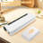 Vacuum Sealer Machine With 20 Bags, 75KPA Strong Suction For Food Preservation, Moist & Dry Modes, Digital Timer, Compact Starter Kit For Sous Vide, Meal Prep, Freezer Storage