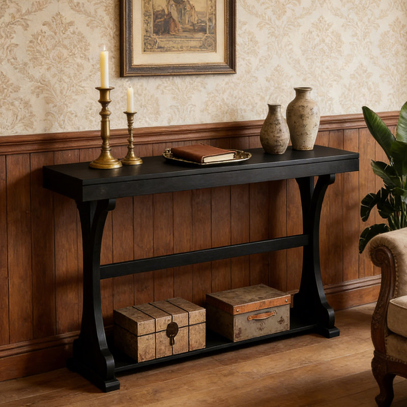 Console French Vintage, H 33,5 po x l 55,1 po x P 15 po