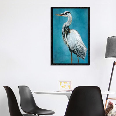 Great Blue Heron II 1 Piece Wall Art on Canvas